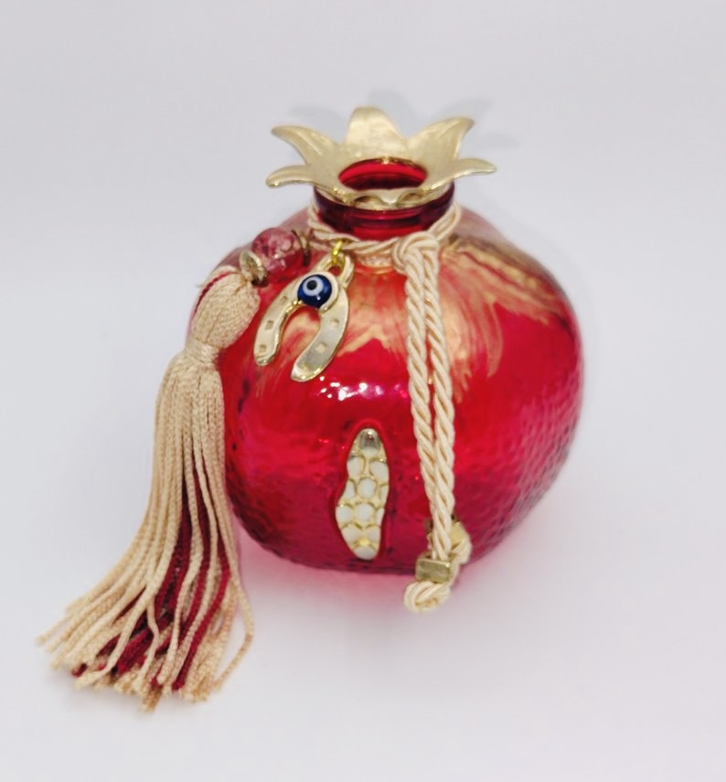 Lucky Charm 2025 Colored Glass Pomegranate